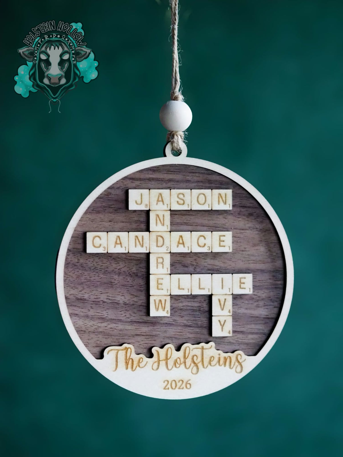 Letter Tiles Ornament