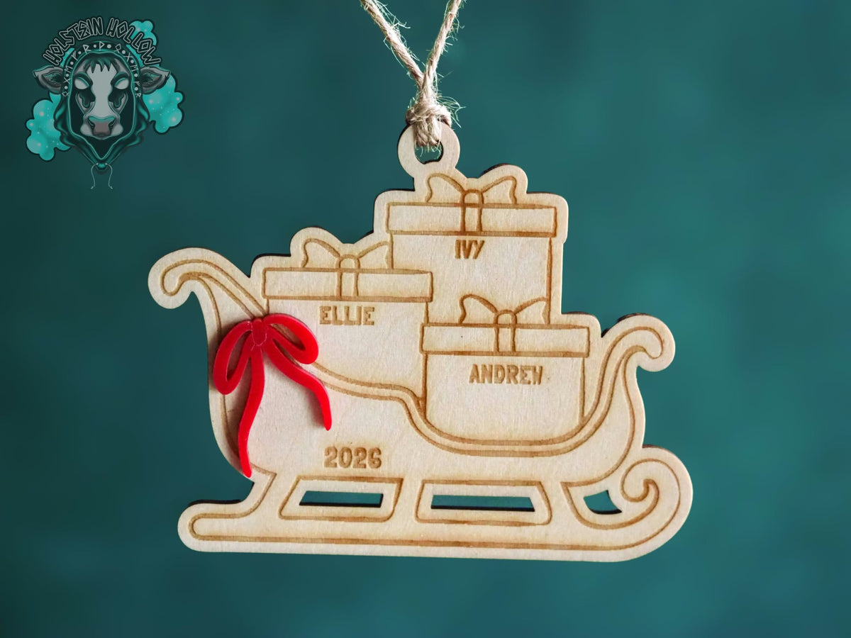 Sleigh Ornament