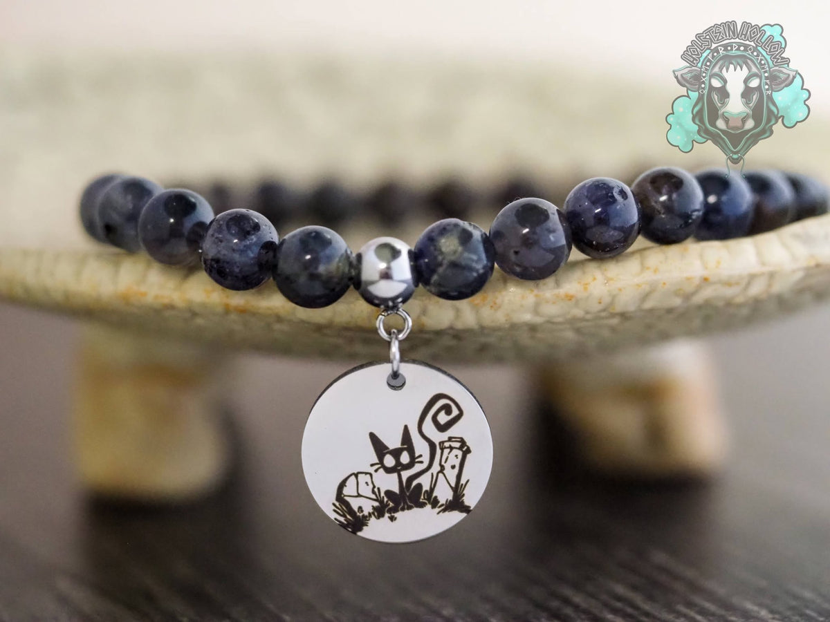 Crypt Cat Stretch Bracelet