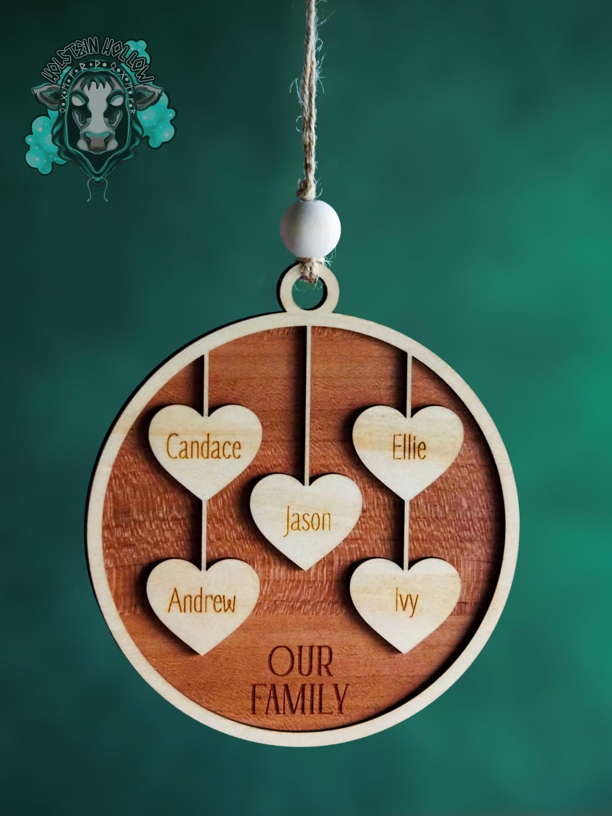 Family Heart Ornament