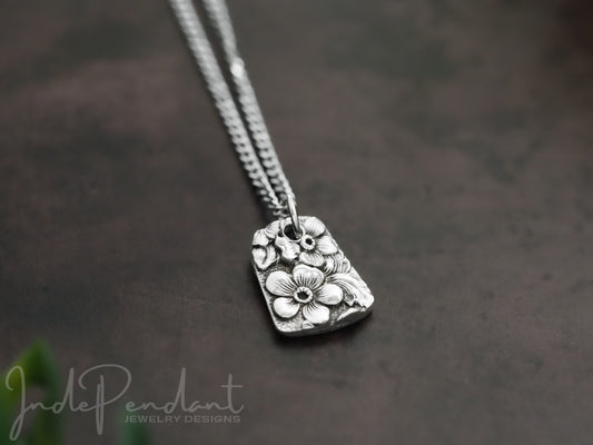 Sterling Silver Vintage Silverware Necklace