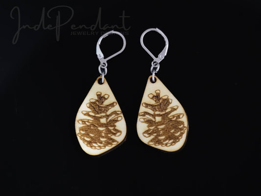 Pinecone Earrings