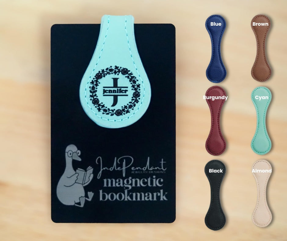 Monogram Magnetic Bookmark