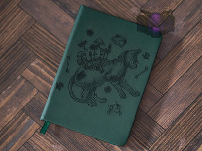 Returned to Earth Green Notebook