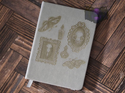 Framed Bones Grey Notebook