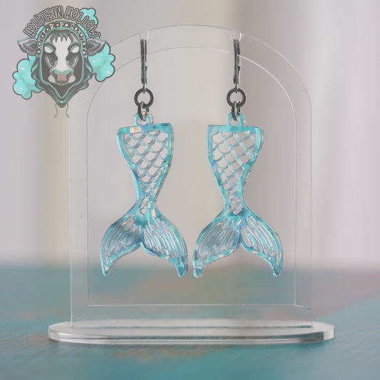 Iridescent Mermaid Earrings