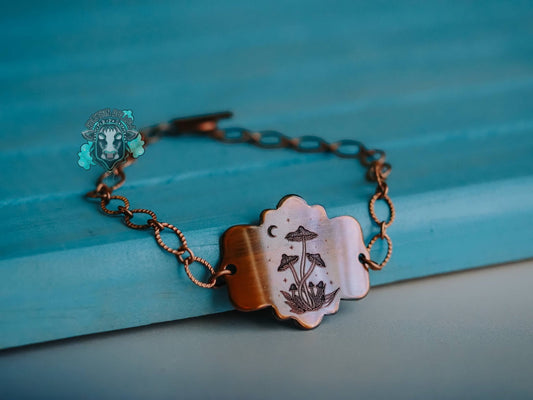 Moonlit Mushroom Bracelet