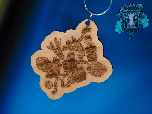 Woah Keychain