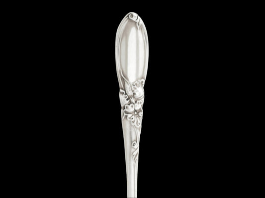 1953 White Orchid Spoon Ring