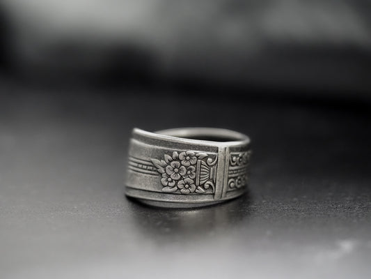 1939 Wild Rose Spoon Ring