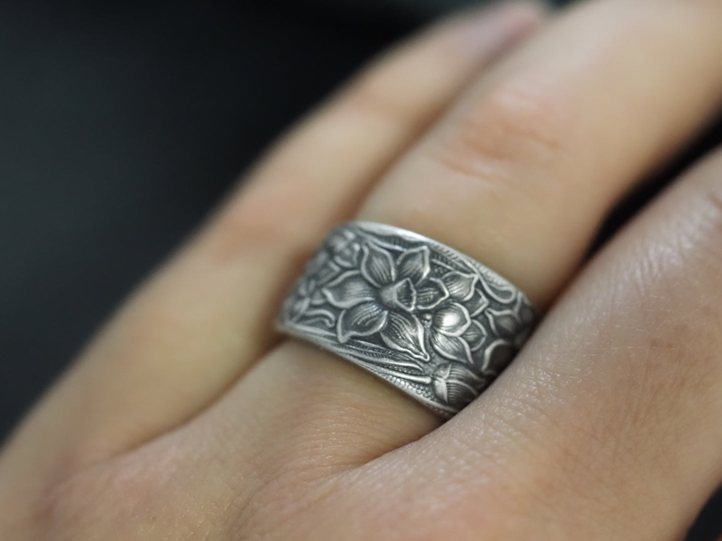 1935 Narcissus Spoon Ring