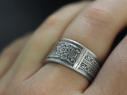 1939 Wild Rose Spoon Ring