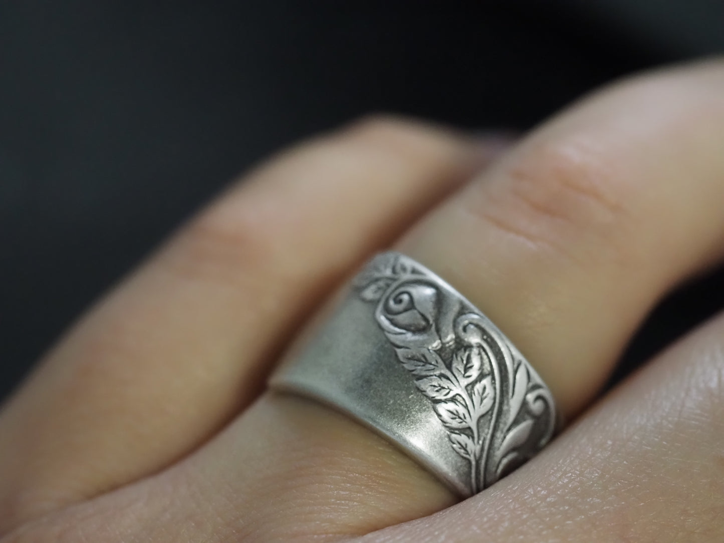 1953 Bridal Corsage Spoon Ring