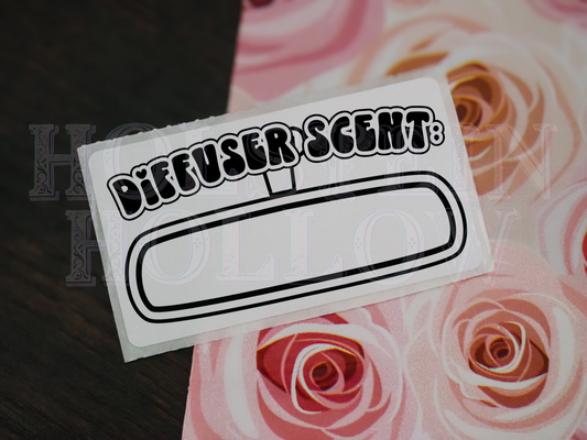 Diffuser Scent Sticker