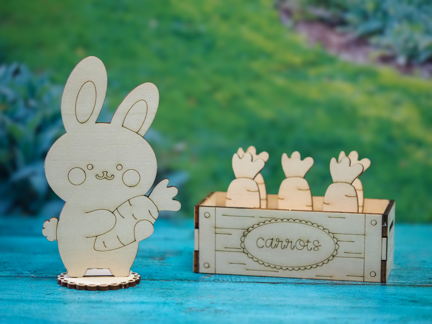 Bunny Carrot Patch Color & Build Kit
