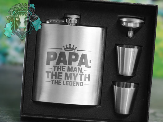Papa Flask Set