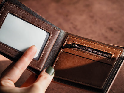 Personalized Engraved PU Leather Wallets